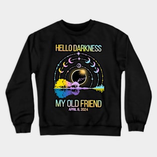 Total Solar Eclipse, Eclipse 2024, Twice In A Lifetime 2017 2024, Funny Solar Eclipse 4.08.24 Crewneck Sweatshirt